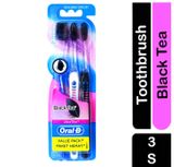 Oral-B UltraThin Black Tea Gum Care Toothbrush- Extra Soft 3s Pack