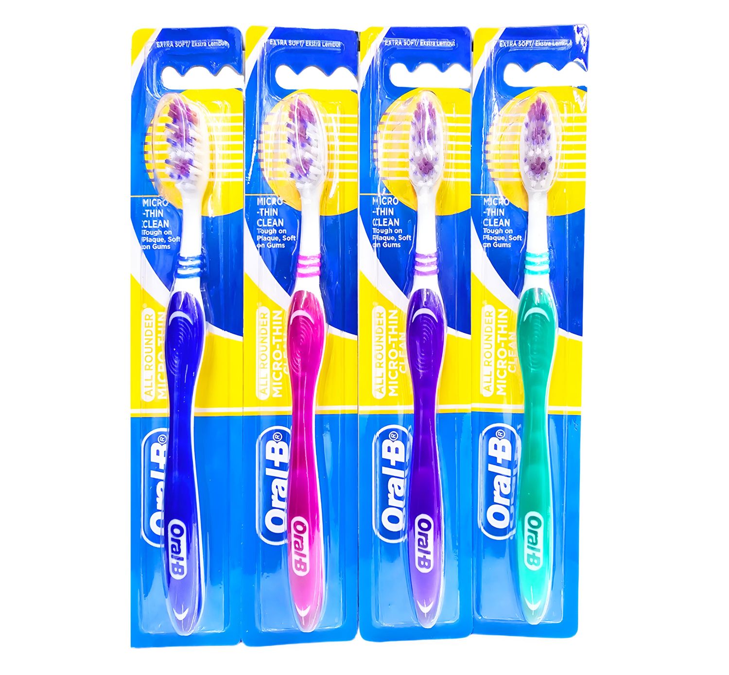 Oral B All Rounder Microthin Extra Soft Toothbrush 1s Choose Your Own Color