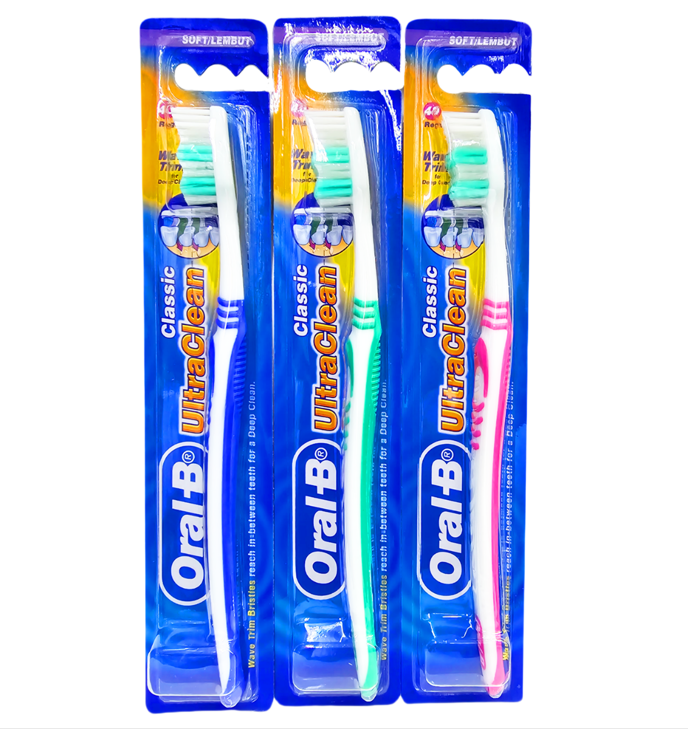 Oral B Classic Ultraclean Soft Toothbrush 1s Choose Your Own Color