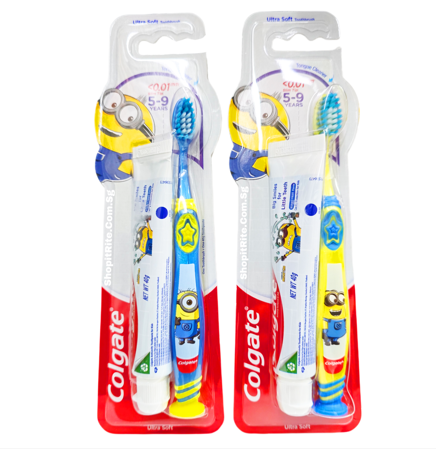 Colgate Ultra soft Tong Cleaner Toothbrush + Toothpaste 1s Pack Choose Your own Color