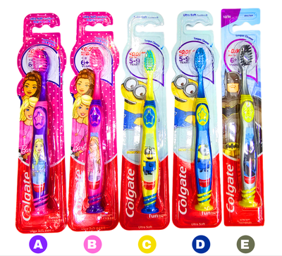 Colgate Fun Suction Kids Ultra Soft Toothbrush 1s choose Your own Color