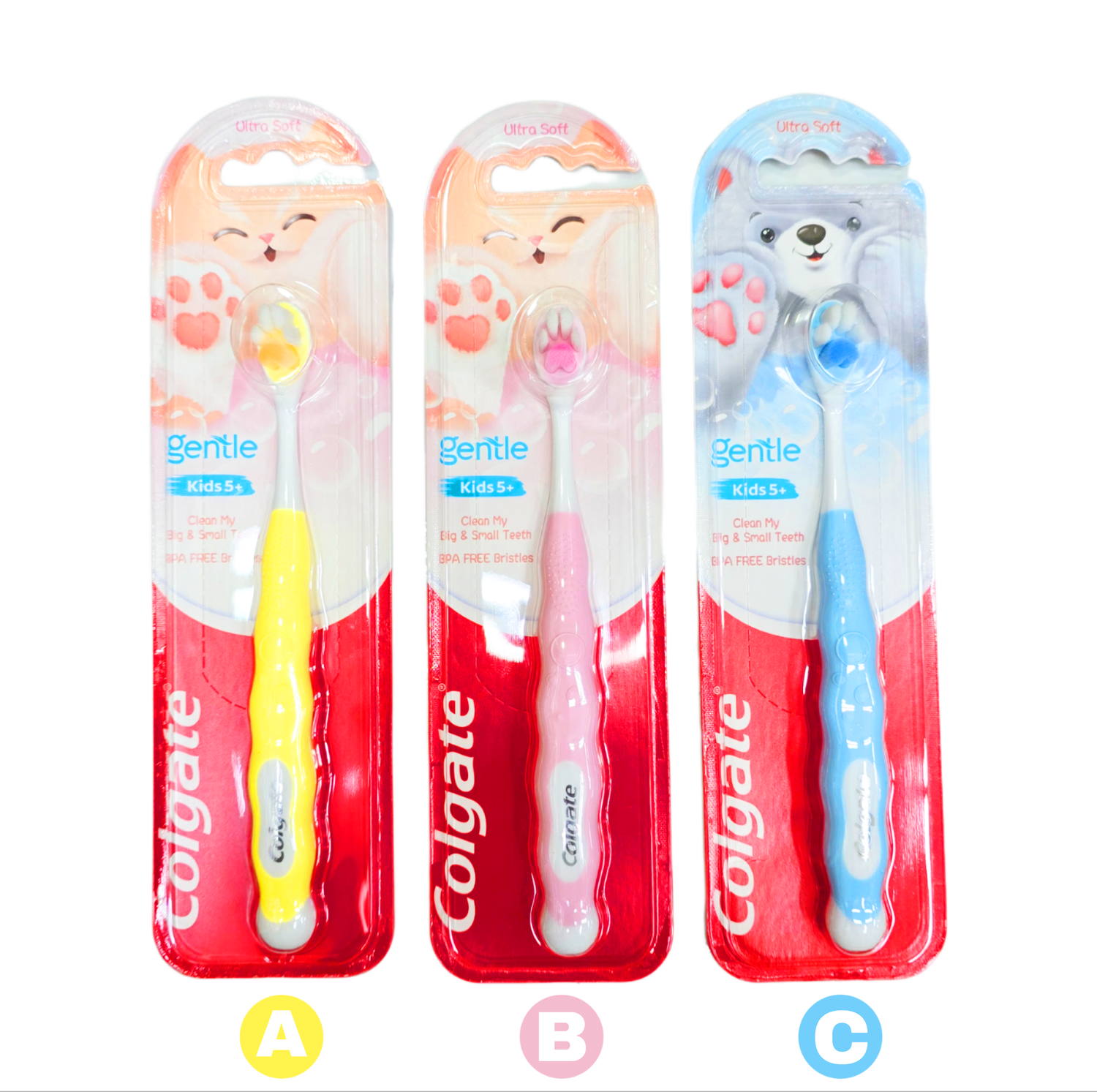 Colgate Gentle Kids Ultra Soft Toothbrush 1s Choose Your Own Color