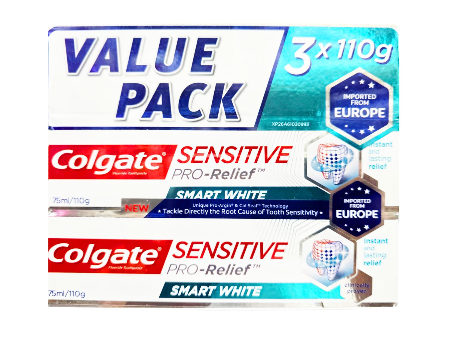 Colgate Smart White Toothpaste Value Pack 3x 110g