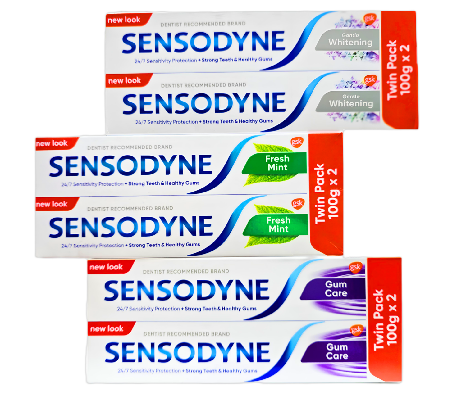 Sensodyne Twin Pack Toothpaste 100g 2s Pack Choose Your Own Flavor