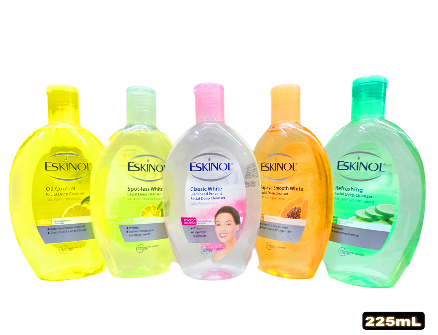 Eskinol Facial Cleanser 225mL x1 Choose Your Own Flavor