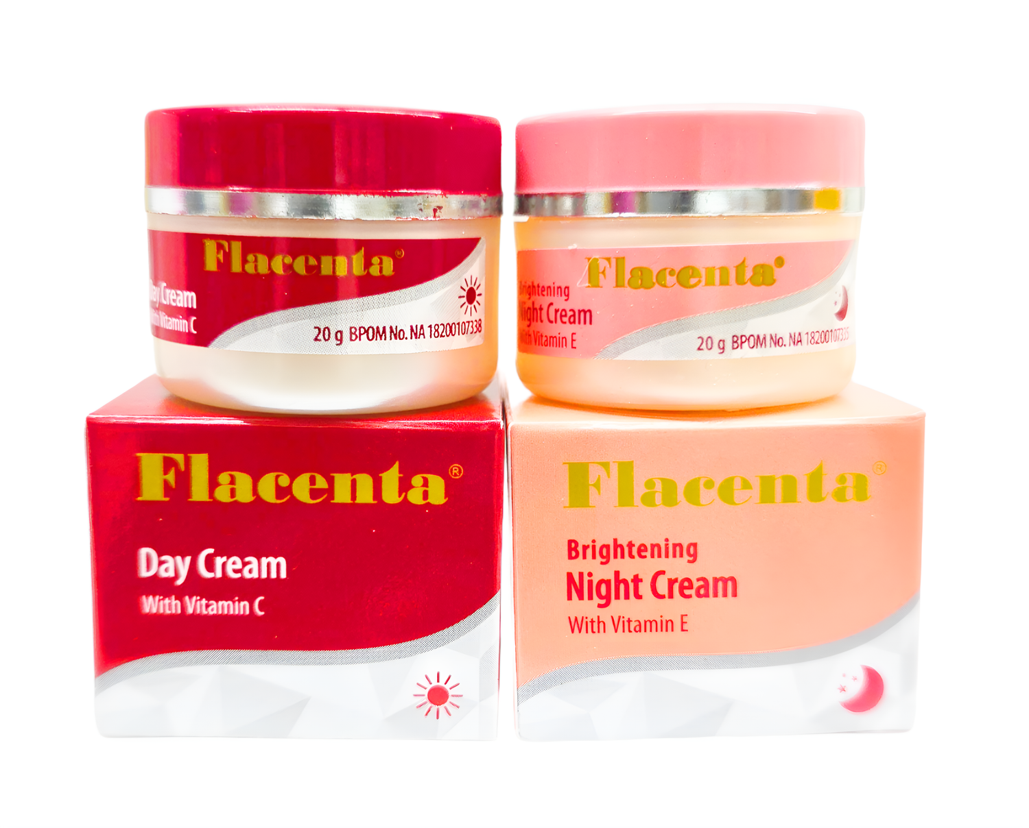 Flacenta Day and Night Cream 20g each