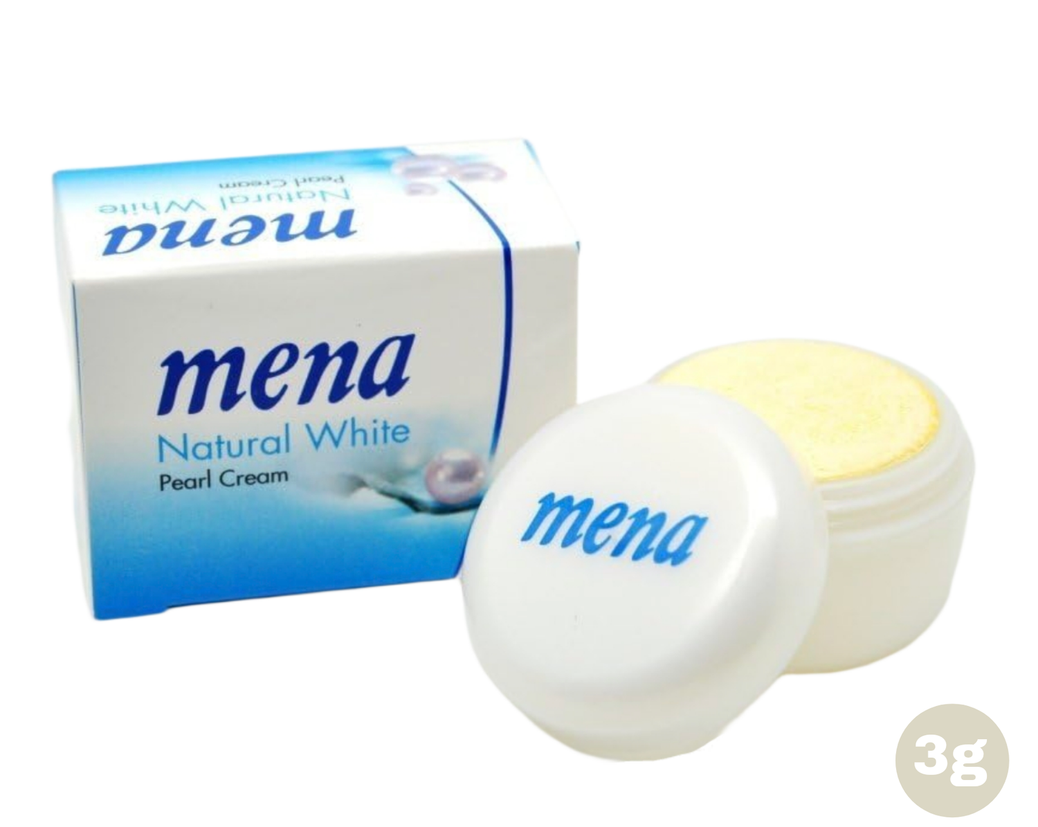 Mena Natural White pearl cream, 3g