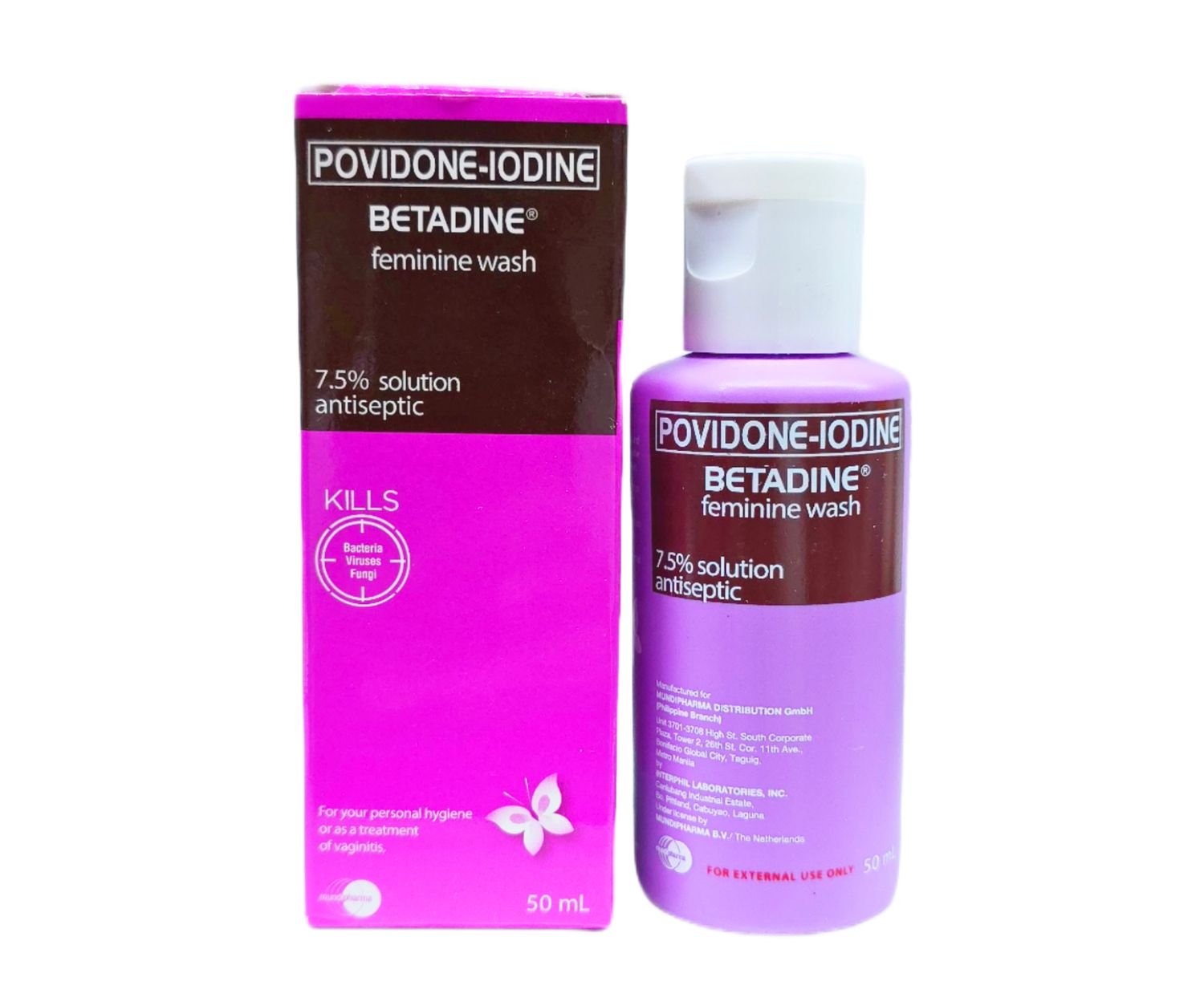 Povidone Iodine Betadine feminine Wash 50ml