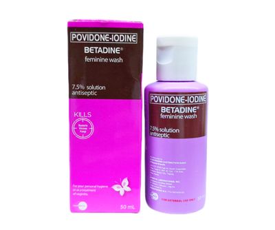Povidone Iodine Betadine feminine Wash 50ml