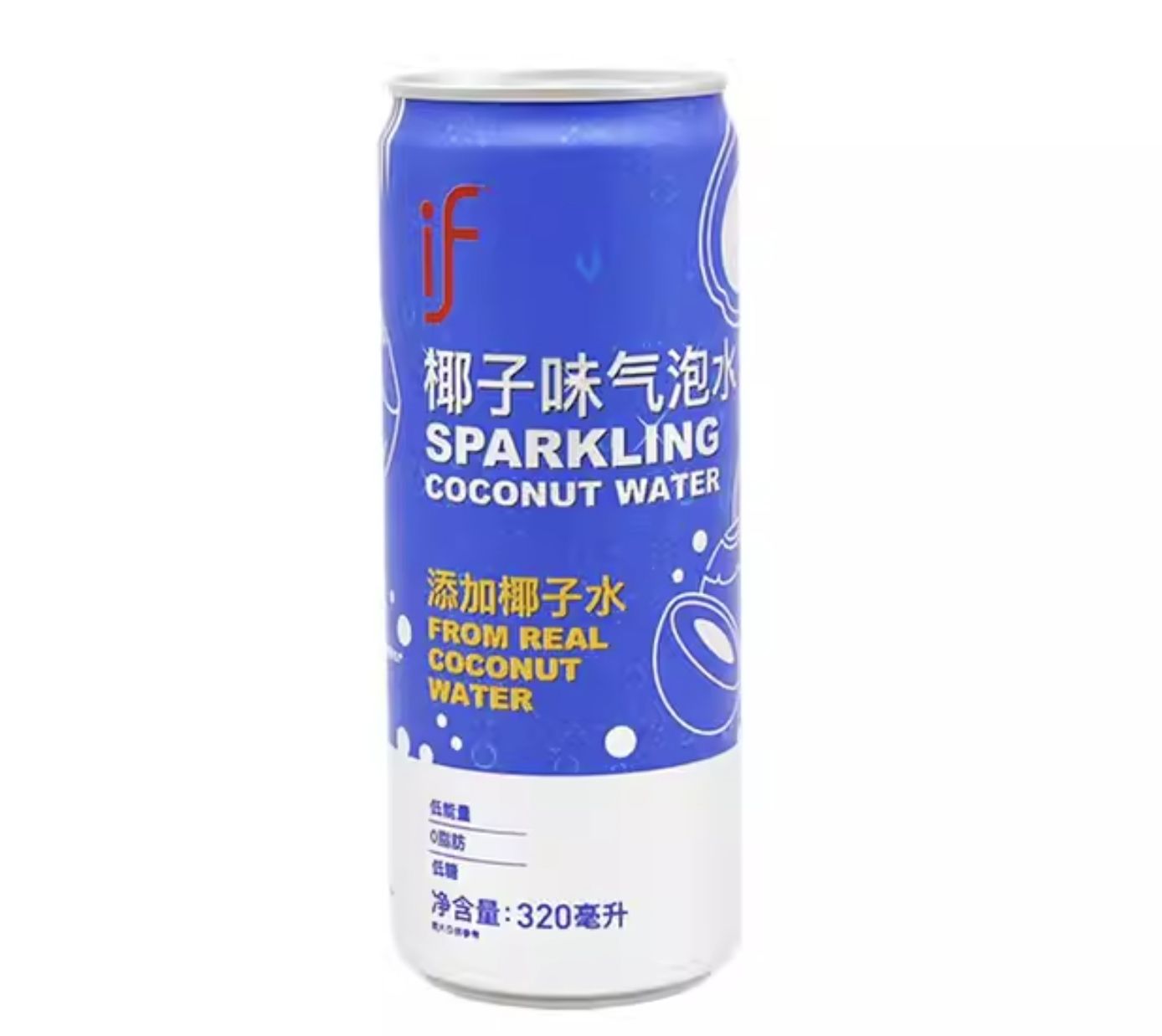 If Sparkling Coconut Water 6x320mL