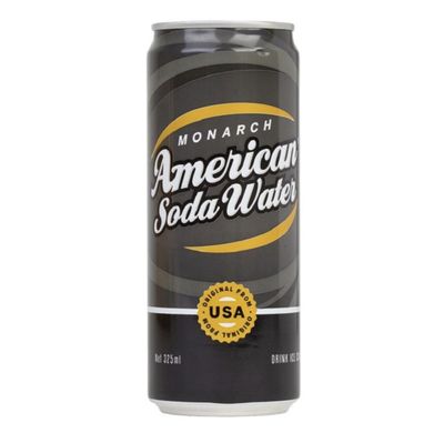 Monarch American Soda Water 6x325mL
