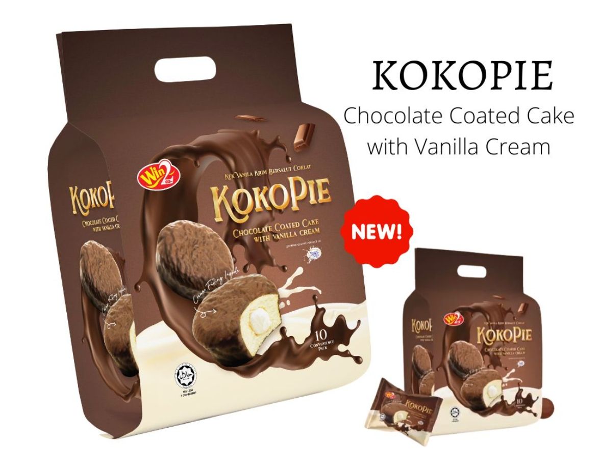 KOKOPIE CHOCOLATE COATED CAKE 10X20G