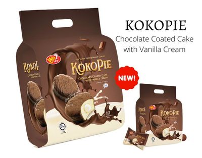 KOKOPIE CHOCOLATE COATED CAKE 10X20G