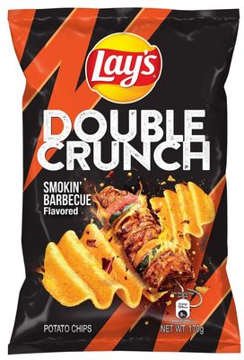 LAYS DOUBLE CRUNCH SMOKING BBQ 170G