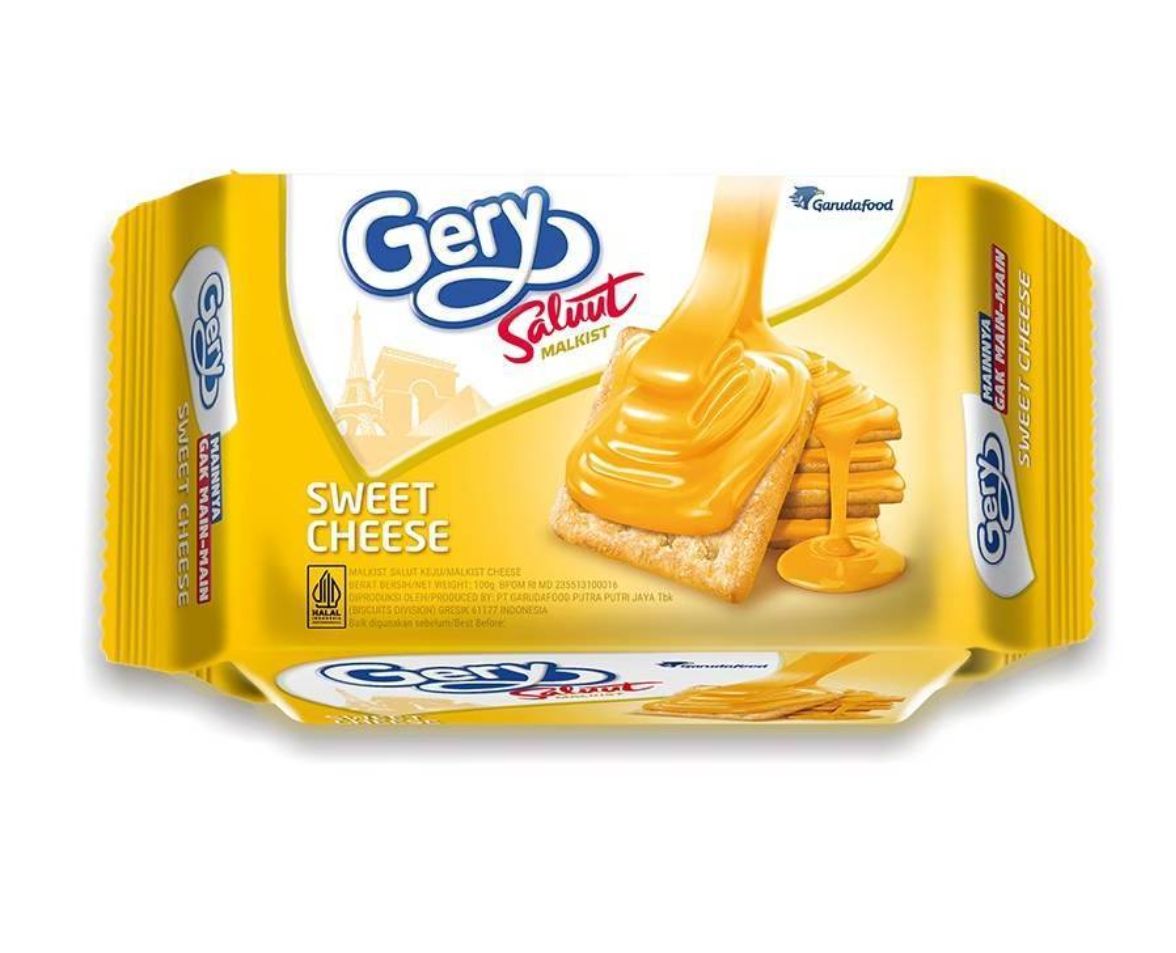 GERY SALUUT MALKIST SWEET CHEESE 100G
