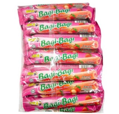BIKA BAGI BAGI STICK JAGUNG PERISA STRAWBERRY 10X10G