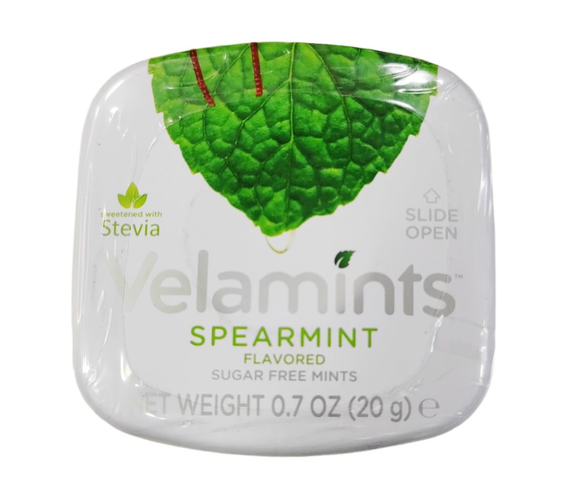 STEVIA VELAMINTS SPEARMINT SUGAR FREE MINT 20G