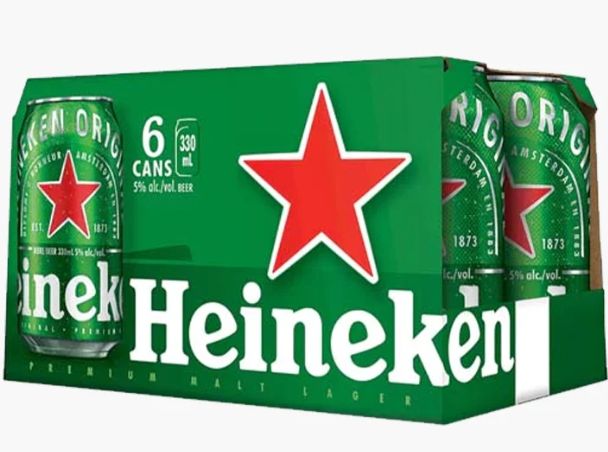 Heineken 330mL 6s