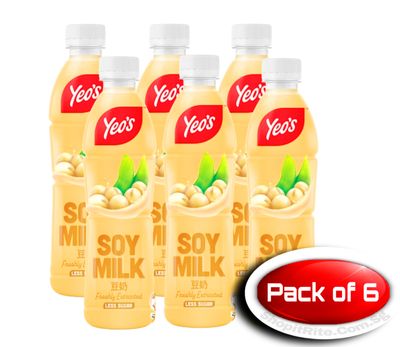 Yeo’s Soy Milk less sugar 380mL 6s