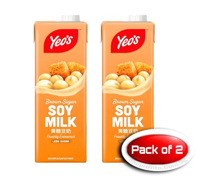 Yeo&#39;s Brown Sugar Soy Milk 1L 2s