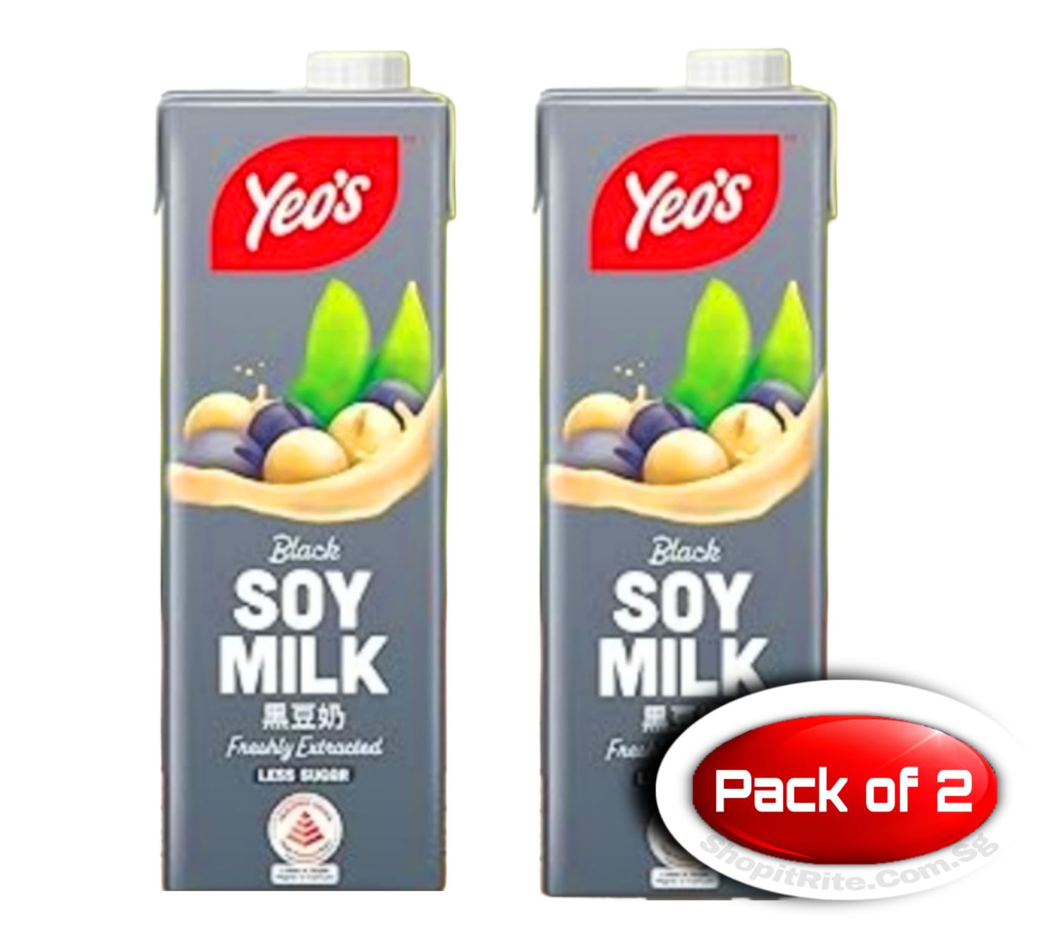 Yeo&#39;s Black Soy Milk 1L 2 Pack