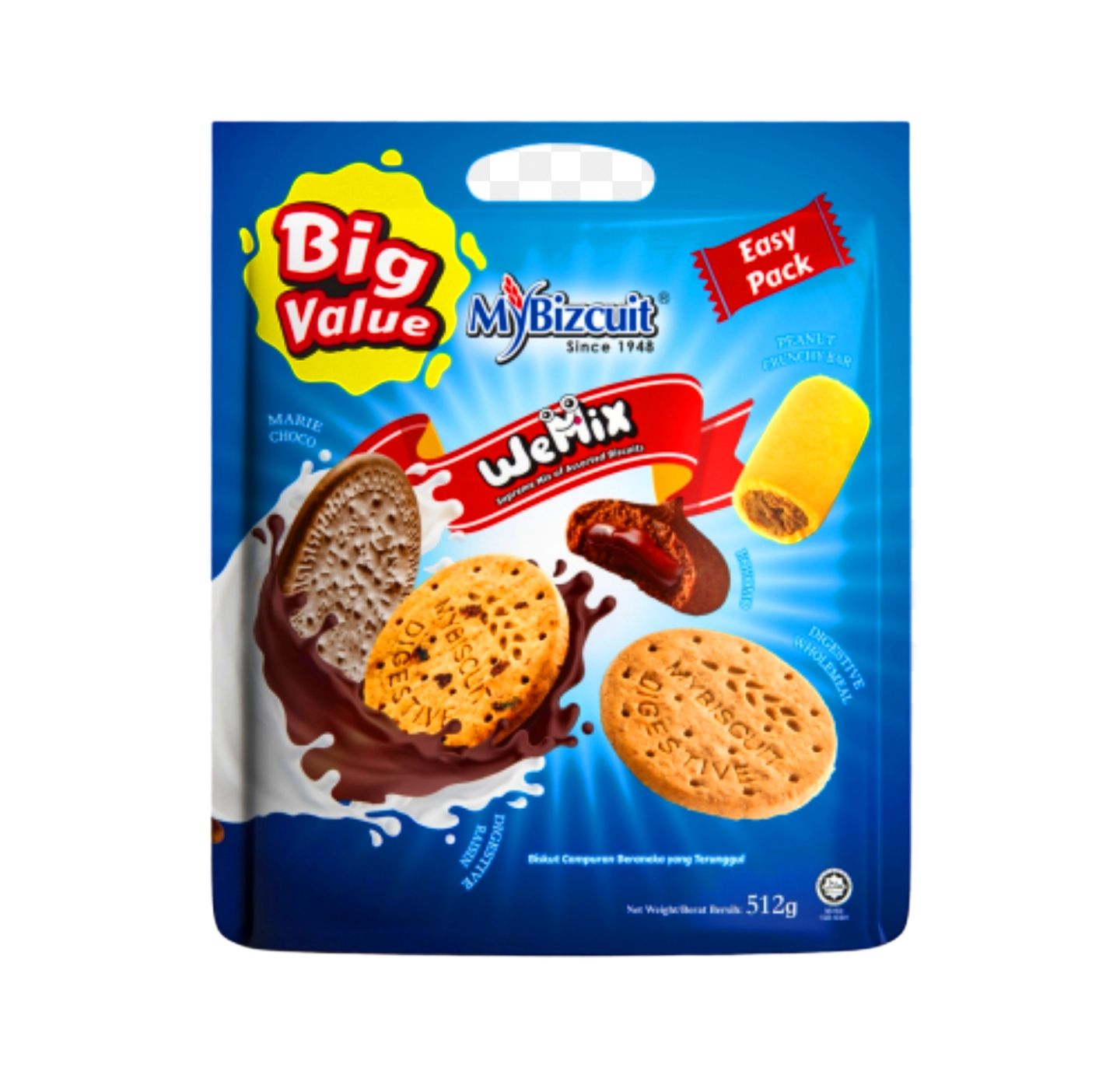 MYBIZCUIT MARIE CHOCO 512G