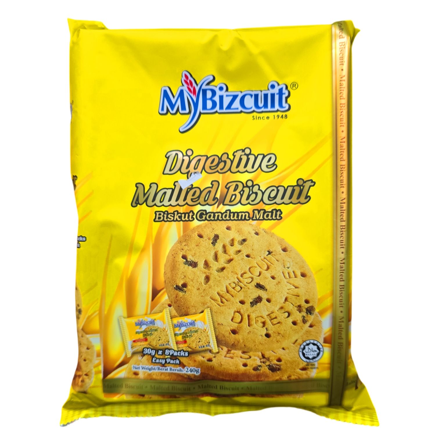 MYBIZCUIT DIGESTIVE MALTED BISCUIT 240G