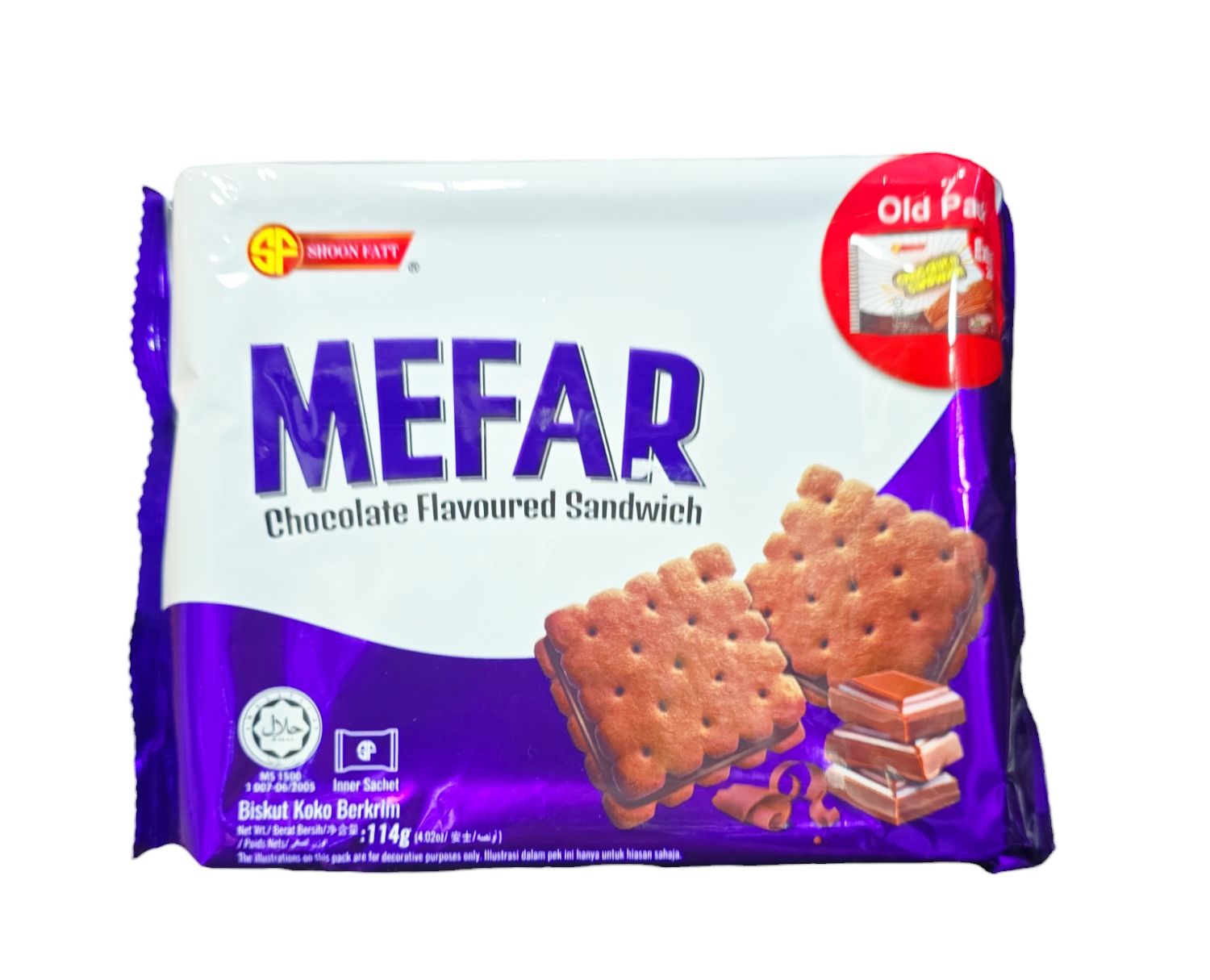 SHOON FAT MEFAR CHOCOLATE SANDWICH 114G