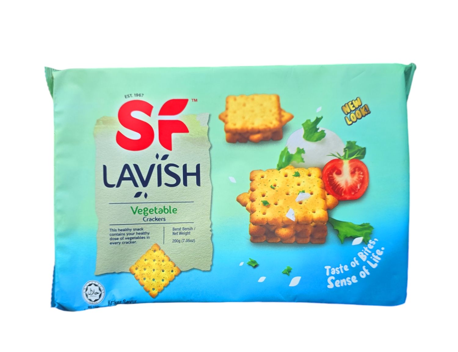 SF LAVISH VEGETABLE CACKERS 200G