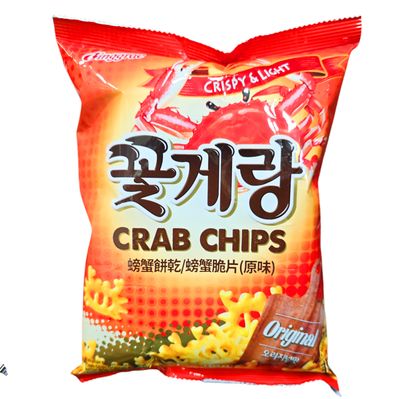 BINGGRAE CRAB CHIPS CRISPY &amp; LIGHT 70G