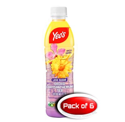 YEO&#39;S ORCHID CHRYSANTHEMUM TEA 380ML 6S