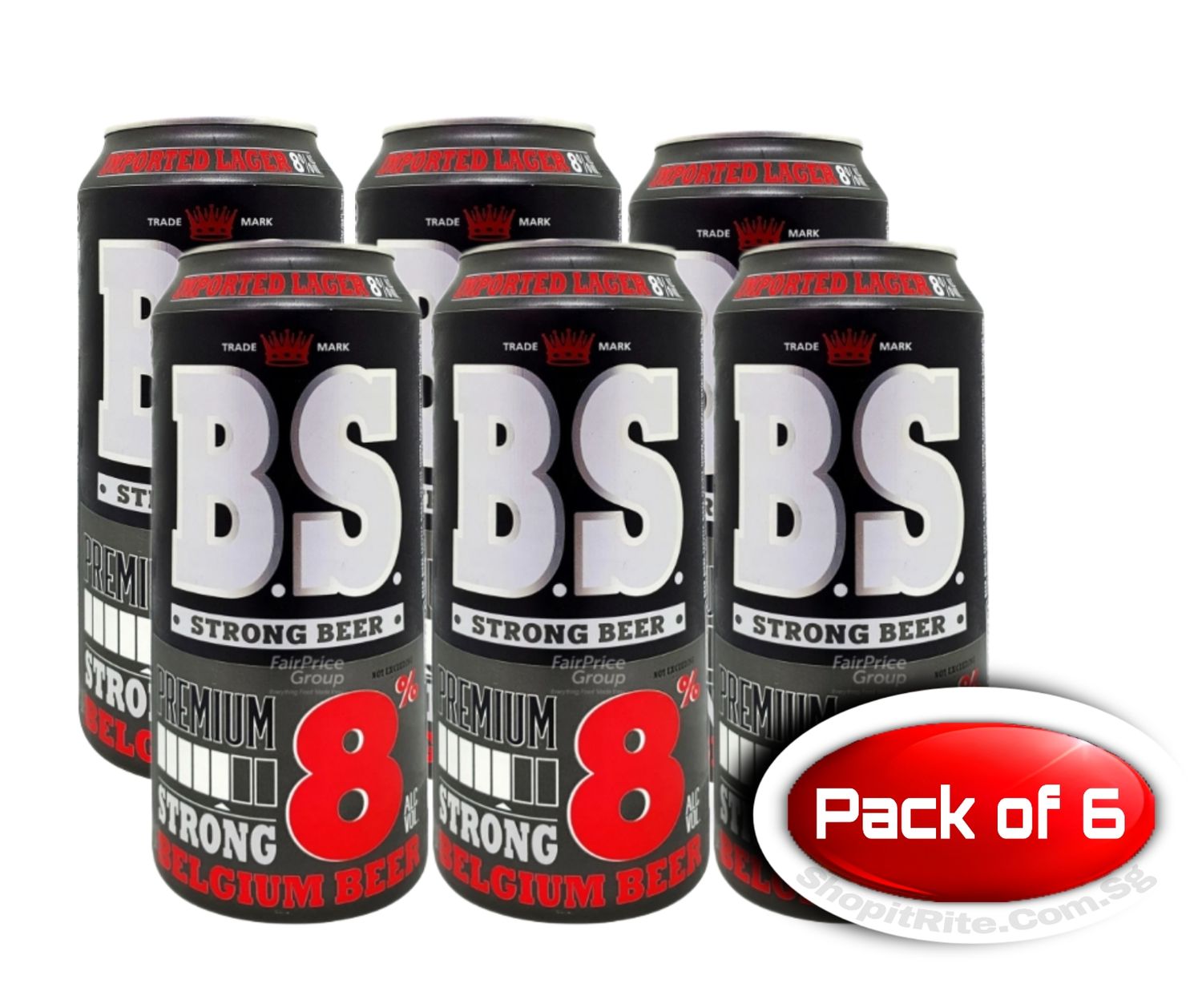 BS Strong Beer 490mL 6s