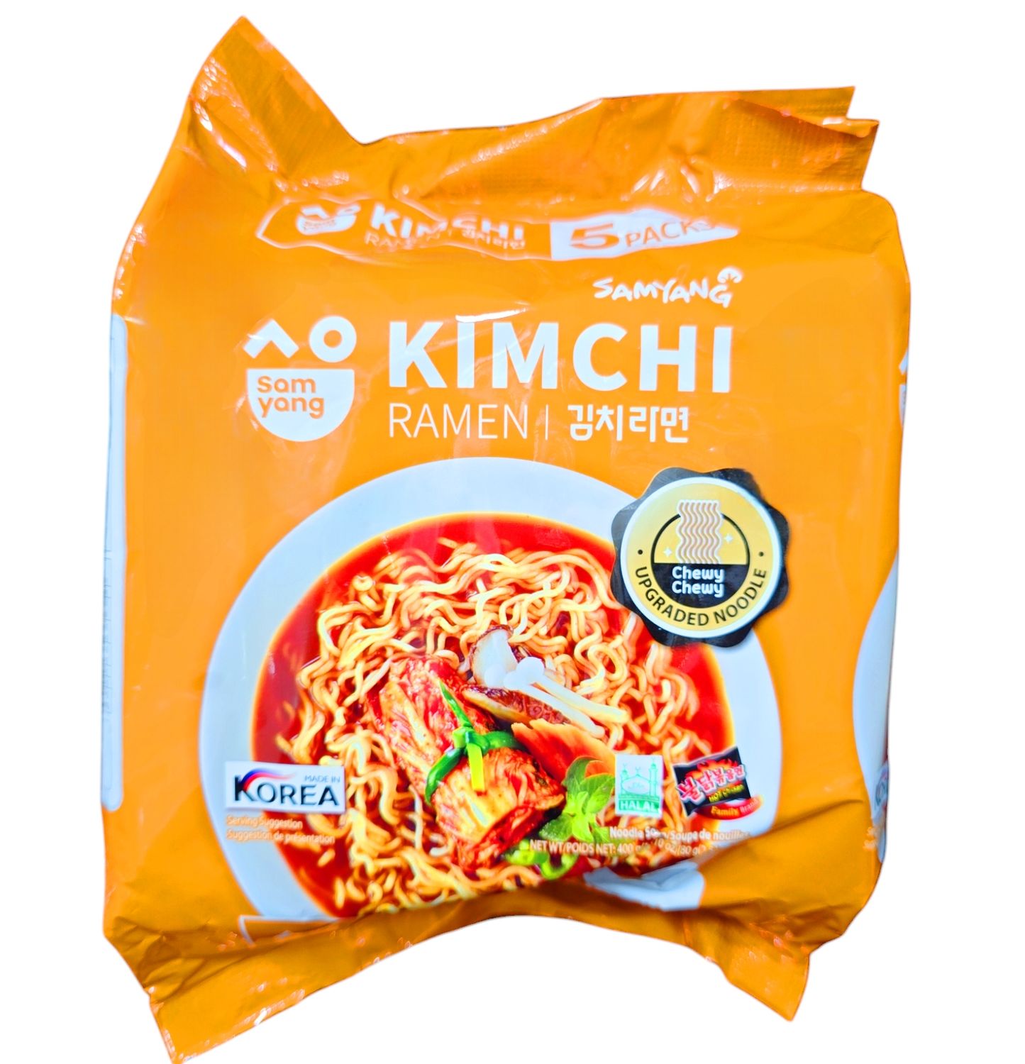 Samyang Kimchi Ramen Noodles Soup 400g (5x80g)