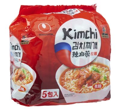 Nongshim Kimchi Ramyun Instant Noodle 600g (5x120g)