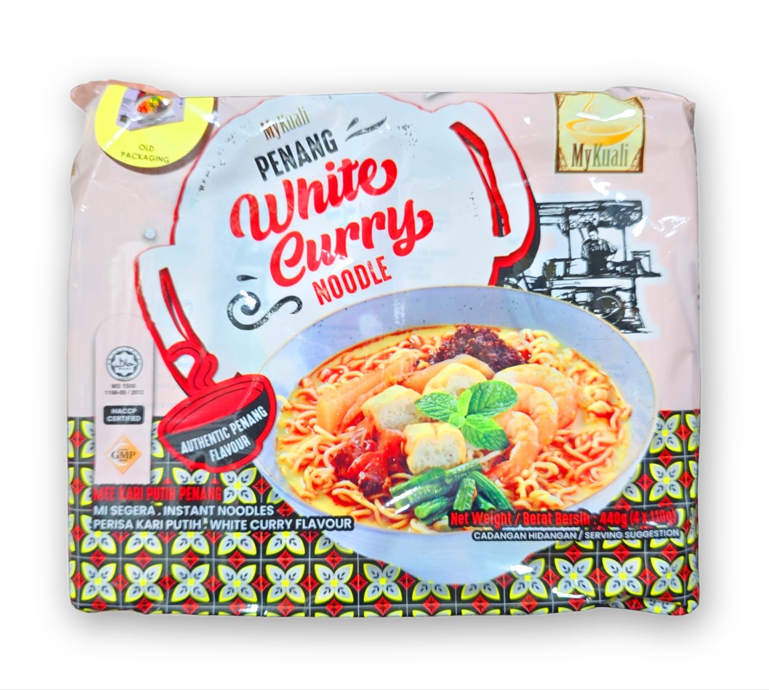 My Kuali Penang White Curry Noodle 440g (4x110g)