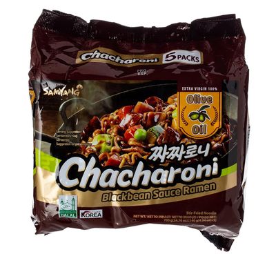 Samyang Chacharoni Blackbean Sauce Ramen 700g (5x140g)