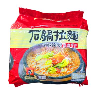 Nongshim Korean Claypot Ramyun Noodle 600g (5x120g)