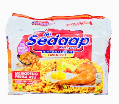 Mi Sedaap Instant Fried Noodles Original Flavor 450g (5x90g)