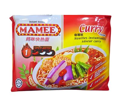 Mamee Spicy Curry Instant Noodles 400g (5x80g)
