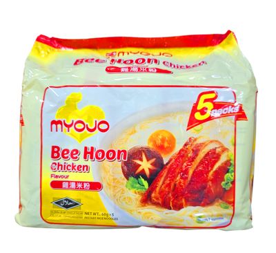 Myojo Bee Hoon Chicken Flavour 300g (5x60g)