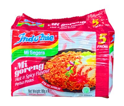 Indomie Mi Segera hot &amp; spicy 400g (5x80g)