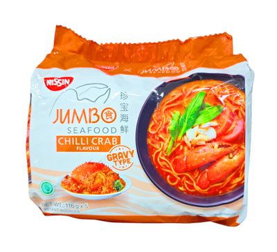 Nissin SJumbo Seafood Chilli Crab Flavour 580g (5x116g)