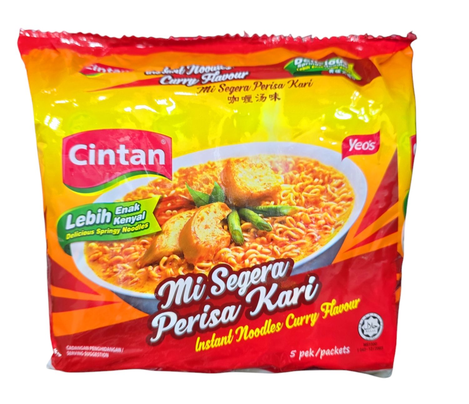 Cintan Instant Noodles Curry Flavour 380g (5x76g)