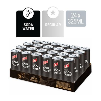 F&amp;N CLUB SODA WATER 24X325ML