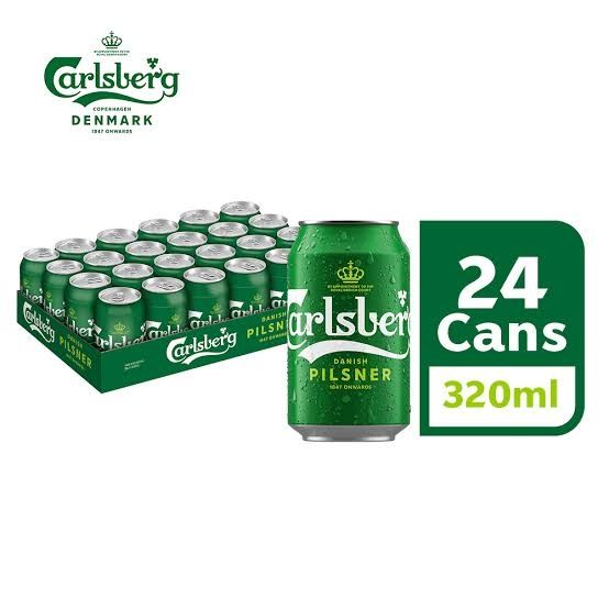 Carlsberg Danish Pilsner Beer 24x330mL
