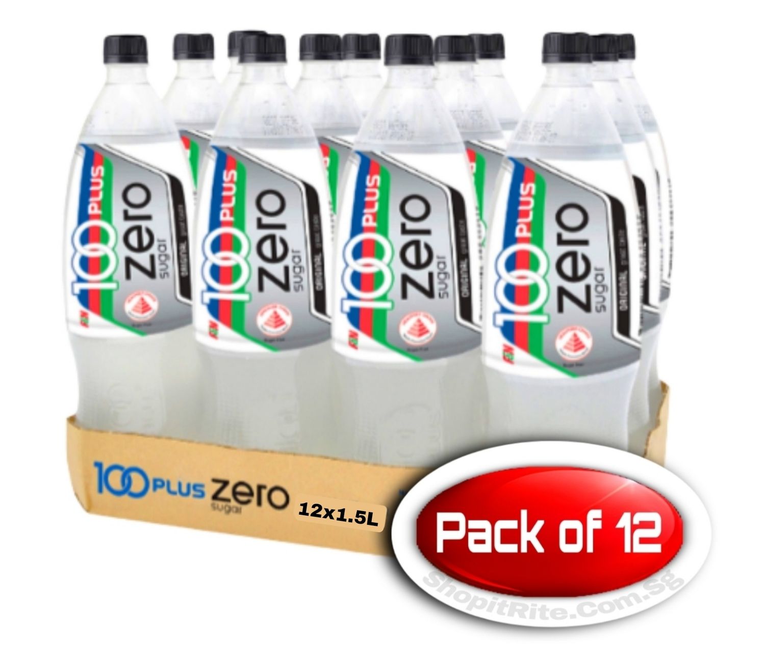 100 PLUS ZERO SUGAR 1.5L 12s