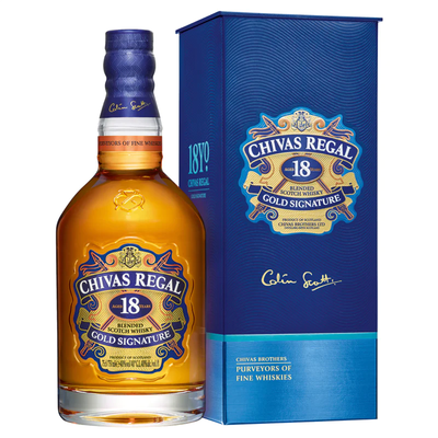 CHIVAS Regal 18 Year Gold Signature 700mL Single Bottle