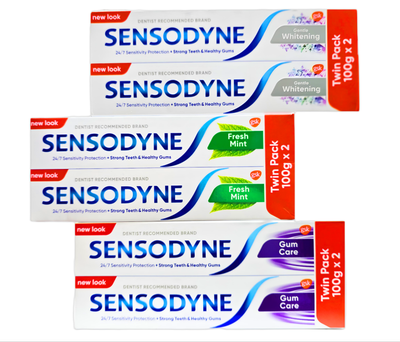 Sensodyne Twin Pack Toothpaste 100g 2s Pack Choose Your Own Flavor