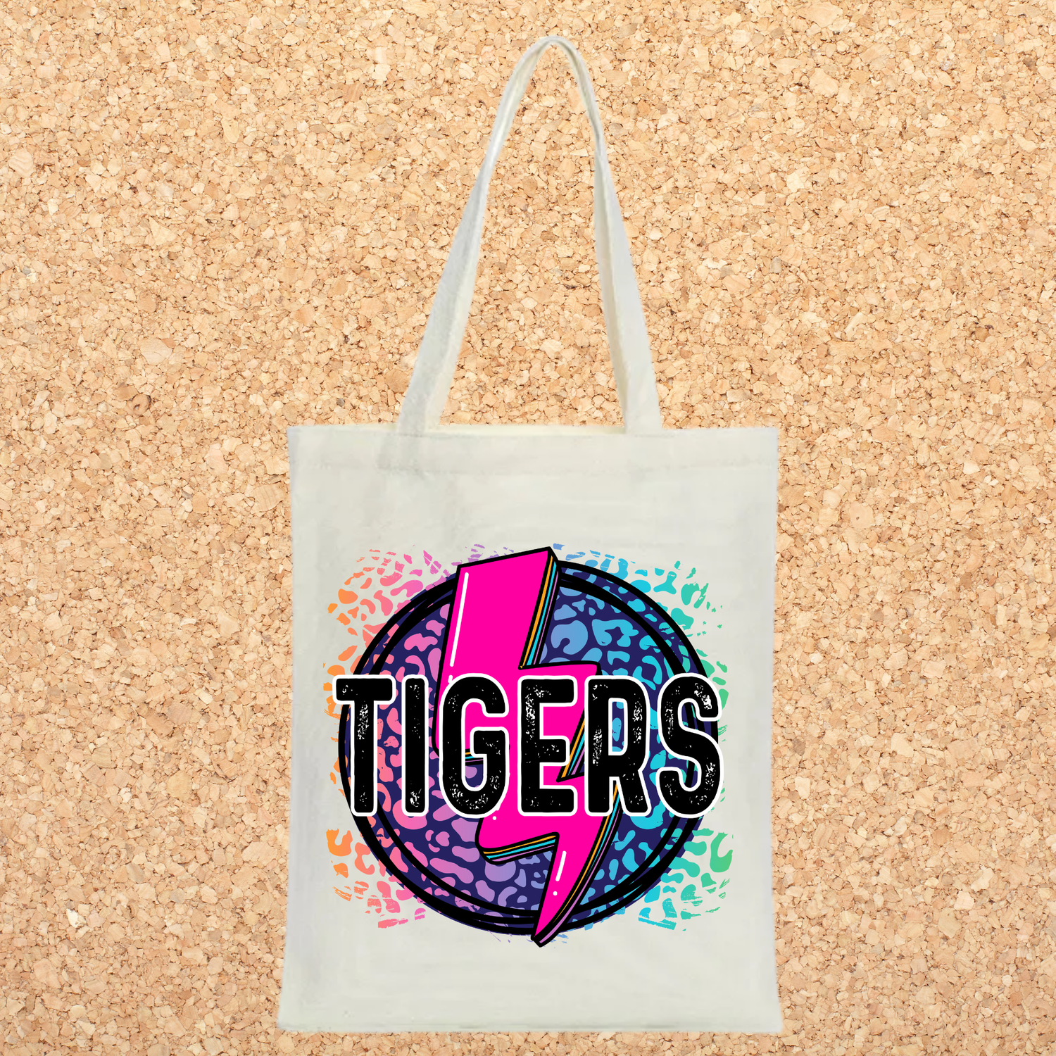 Tiger lightning Tote bag