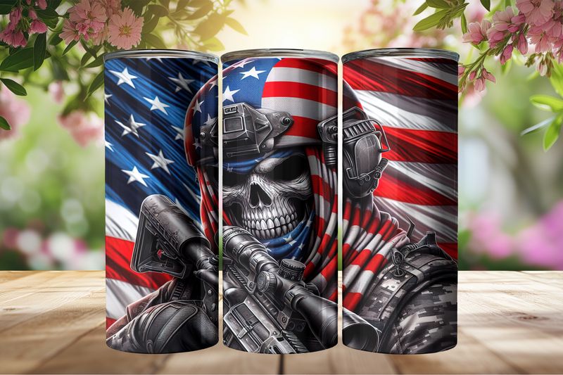 Patriotic Skull